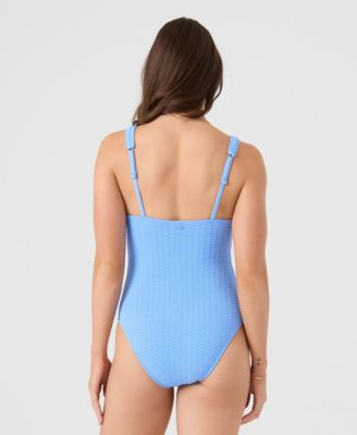 Women's Haleiwa Plunge-Neckline One-Piece Swimsuit