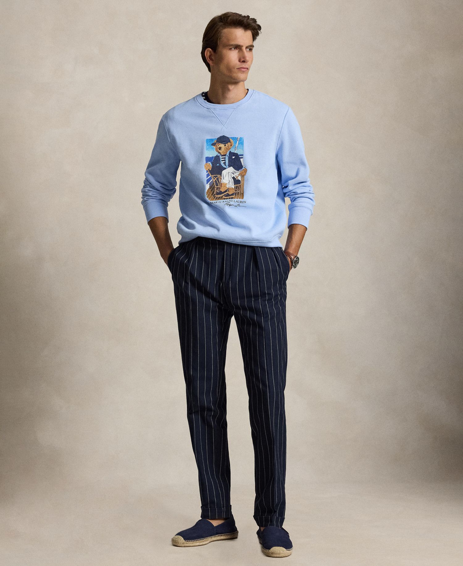 Men's Long-Sleeve Crewneck Sweatshirt
