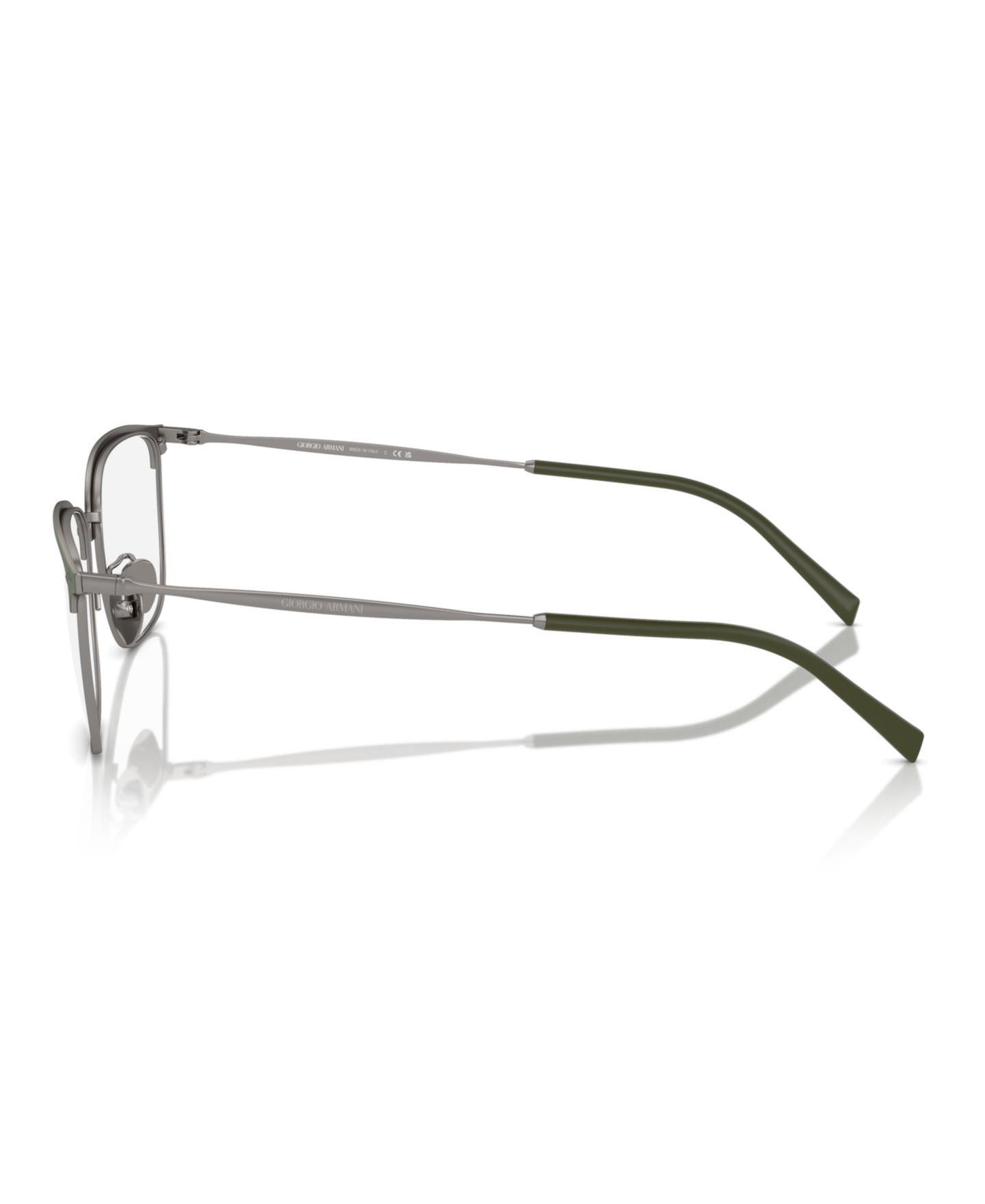 Мужские очки Giorgio Armani Man Rectangle Metal AR5143 Eyeglasses, цвет: Графитовый — фото 5