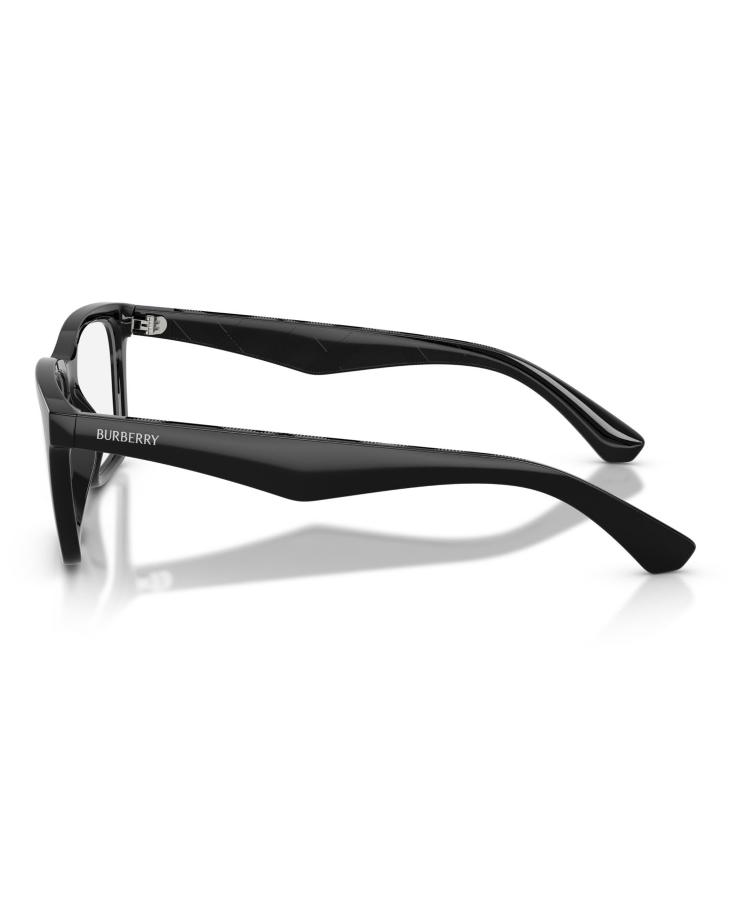 Мужские очки Burberry Man Rectangle Plastic BE2446U Eyeglasses, цвет: Чёрный — фото 5