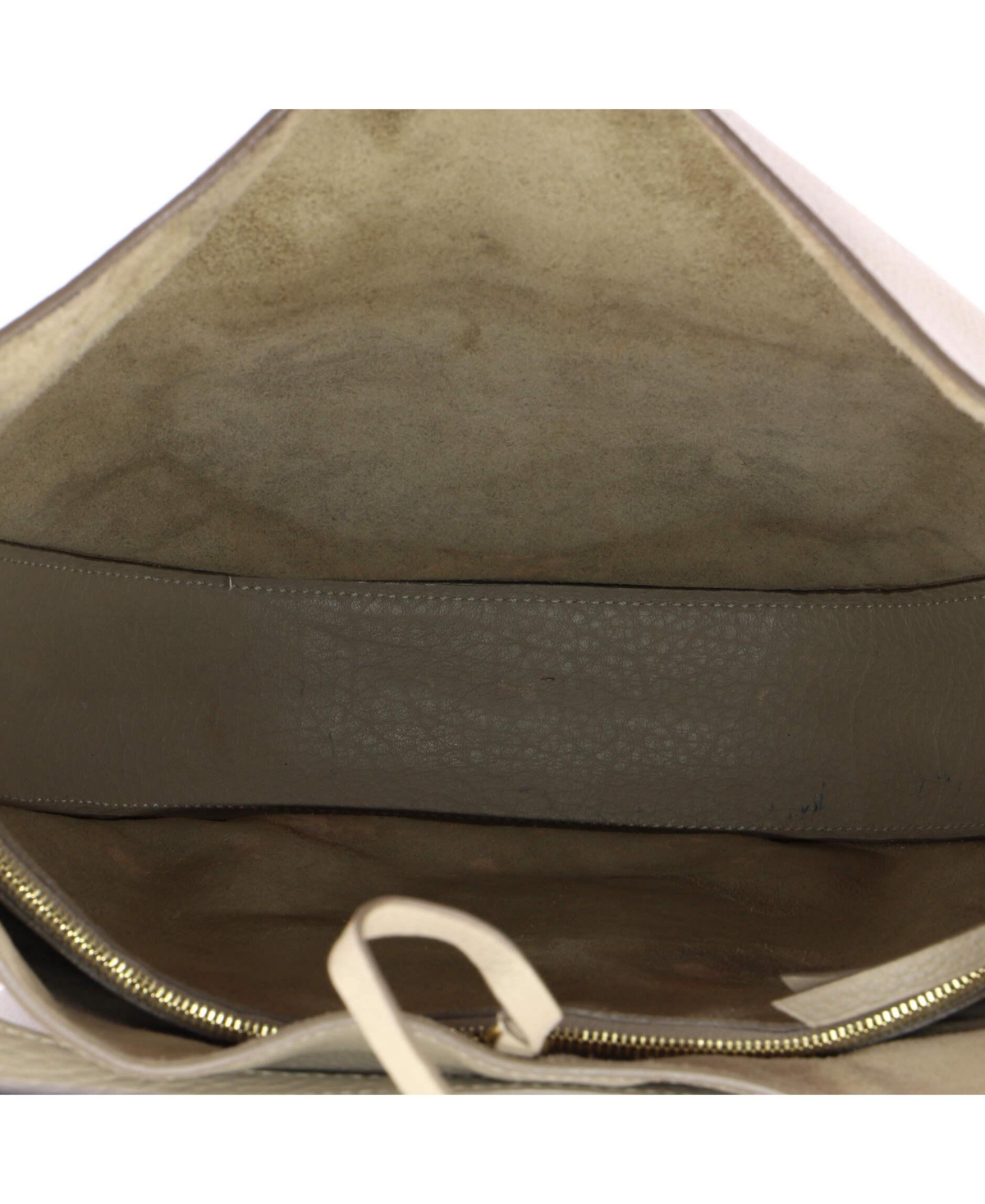 Pre-Owned Celine Medium Trotteur Pocket Hobo Grainy Leather