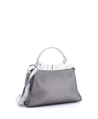 Medium Selleria Peekaboo Bag Leather