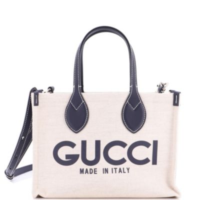 Small Logo Shopper Tote Printed Canvas
