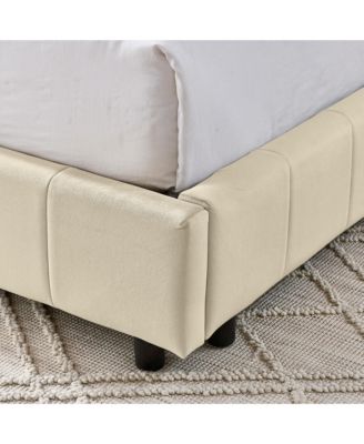 Velvet Tufted Daybed Backrest Armrest New