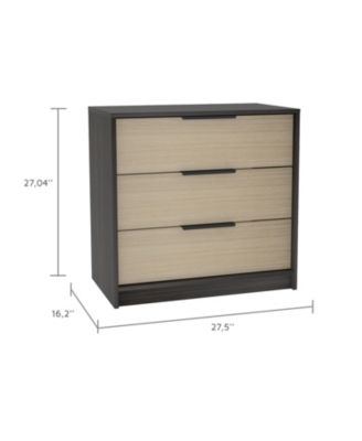 Contemporary 6 Drawer Dresser Finish Sturdy Construction for Bedroom Living Room Storage