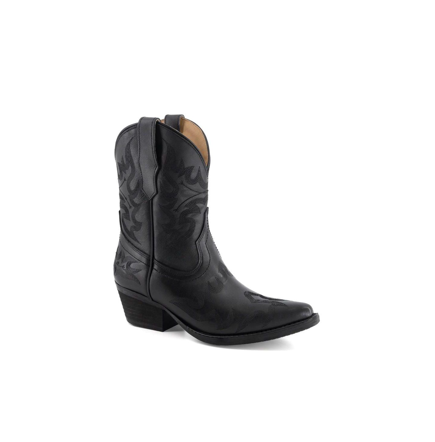 Женские ботинки Forastero Western Leather Booties, цвет: Чёрный — фото 1