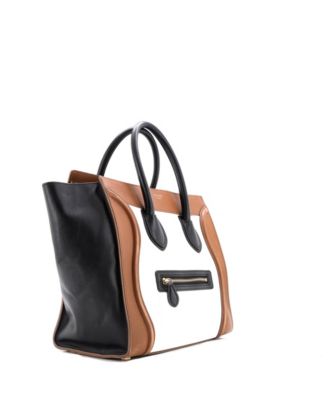 Micro Tricolor Luggage Bag Leather