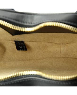 Mini Interlocking G Heart Shoulder Bag Diagonal Quilted Leather