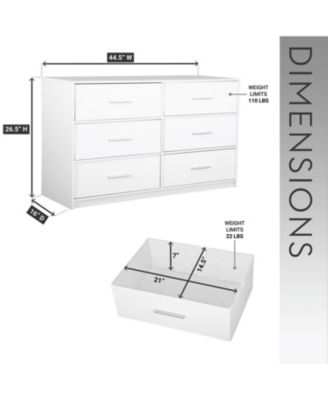 5 Drawer Transitional Dresser Multipurpose Cabinet for Kids Room Home Furniture with Spacious Drawers Easy Assemble