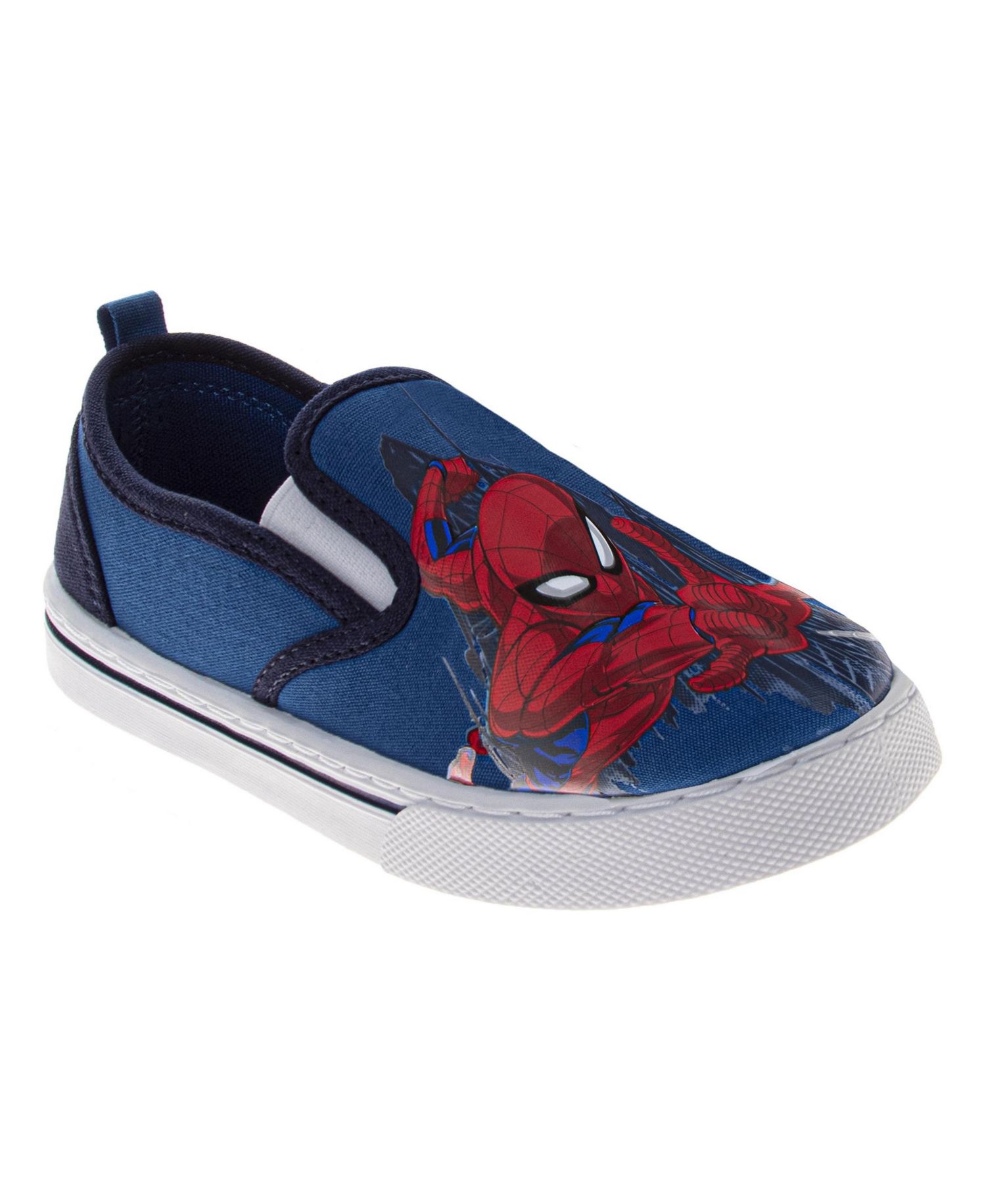 Little Boys Marvel City Guardian Slip On Canvas Shoes