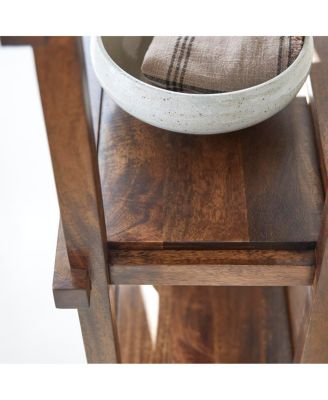 Arko bookcase in solid mango wood