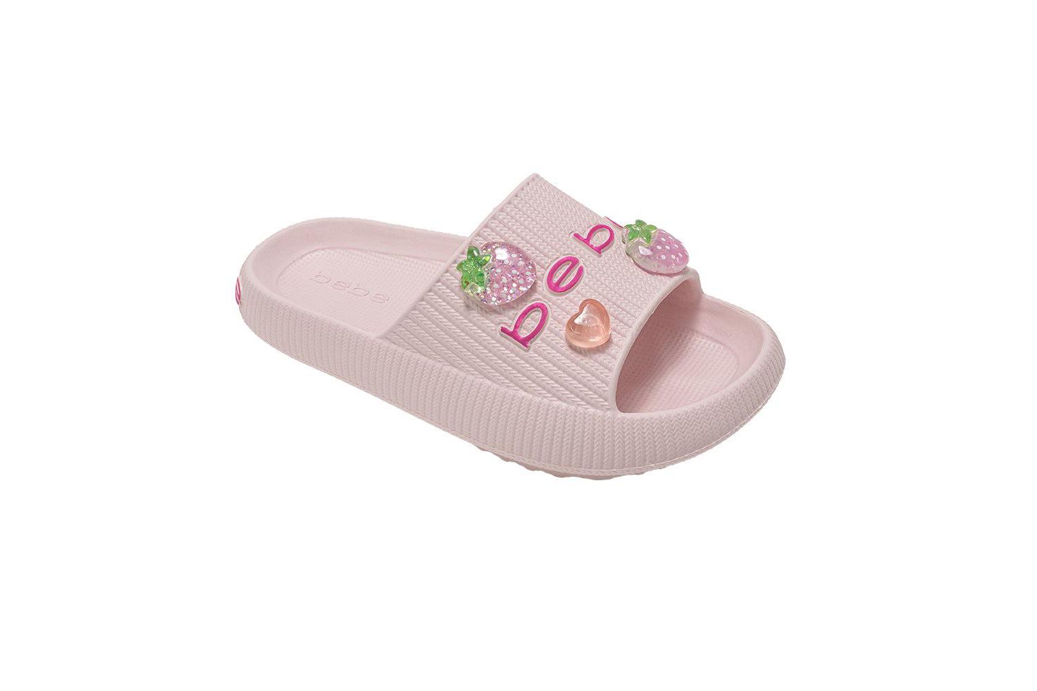 Big Girls EVA Slide - Lightweight Comfy Slide Sandals with Fruit Charms