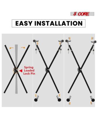 Keyboard Stand Piano Bench Combo Adjustable Key Board Stands 2" Padded Musician Chair Set