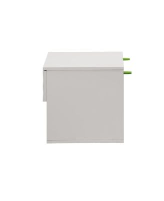 Elegant Modern Wooden Nightstand with Storage Space Finish Bedside Table for Bedroom Living Room