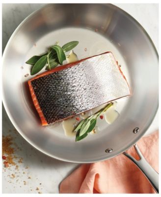 Signature Tri-Ply Clad Stainless Steel 10-Inch Frying Pan, Induction-Ready Skillet