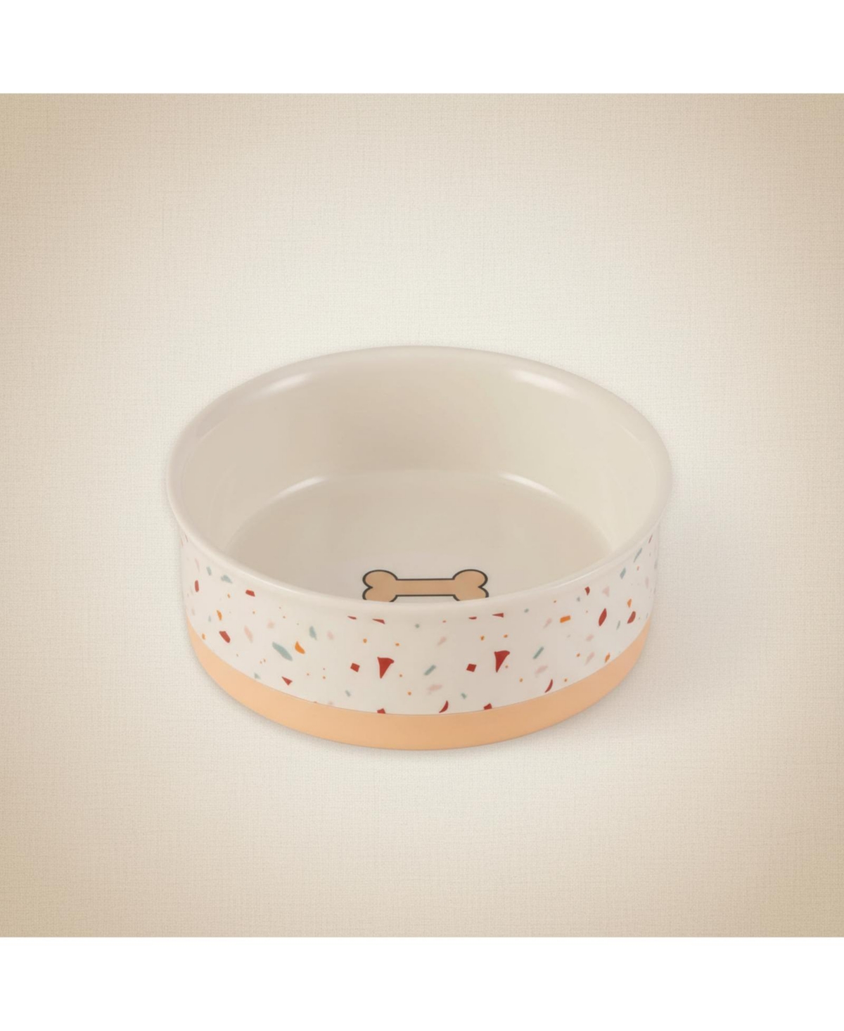 Aronkl Ceramic Pet Bowls Set of 2 Non-Slip Dishwasher Safe for Cats Dogs