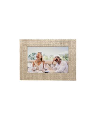 Coconut Grove Faux Grasscloth Frame, 4" x 6"