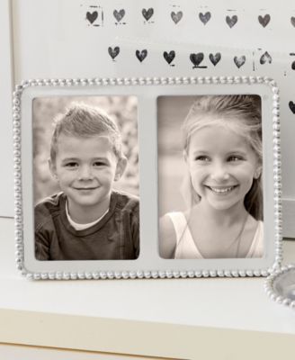 Beaded Double Frame, 4" x 6"