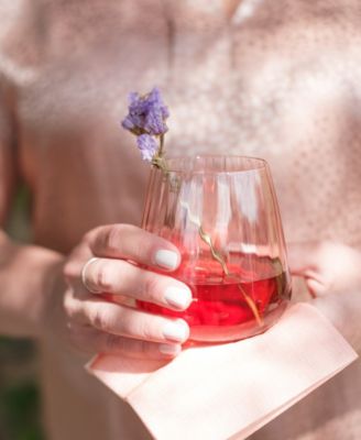 Francesca Blush Double Old Fashioned Glass