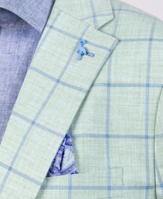 Men's Melange Windowpane Sport Coat