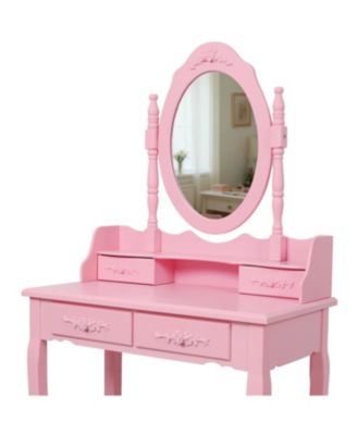 Stylish Coffee Table with 2 Drawers Finish Modern Living Room Center Table with Storage