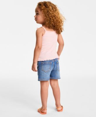Girls' Toddler 12M-5T Striped Bow Tank Top