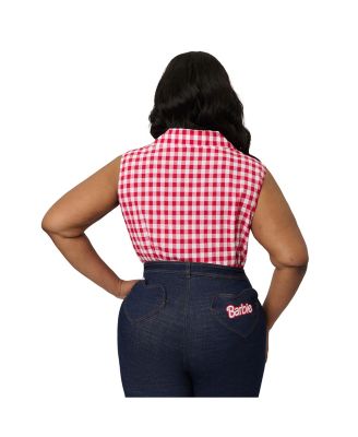 Plus Size 1950s Commuter Set Collar Blouse