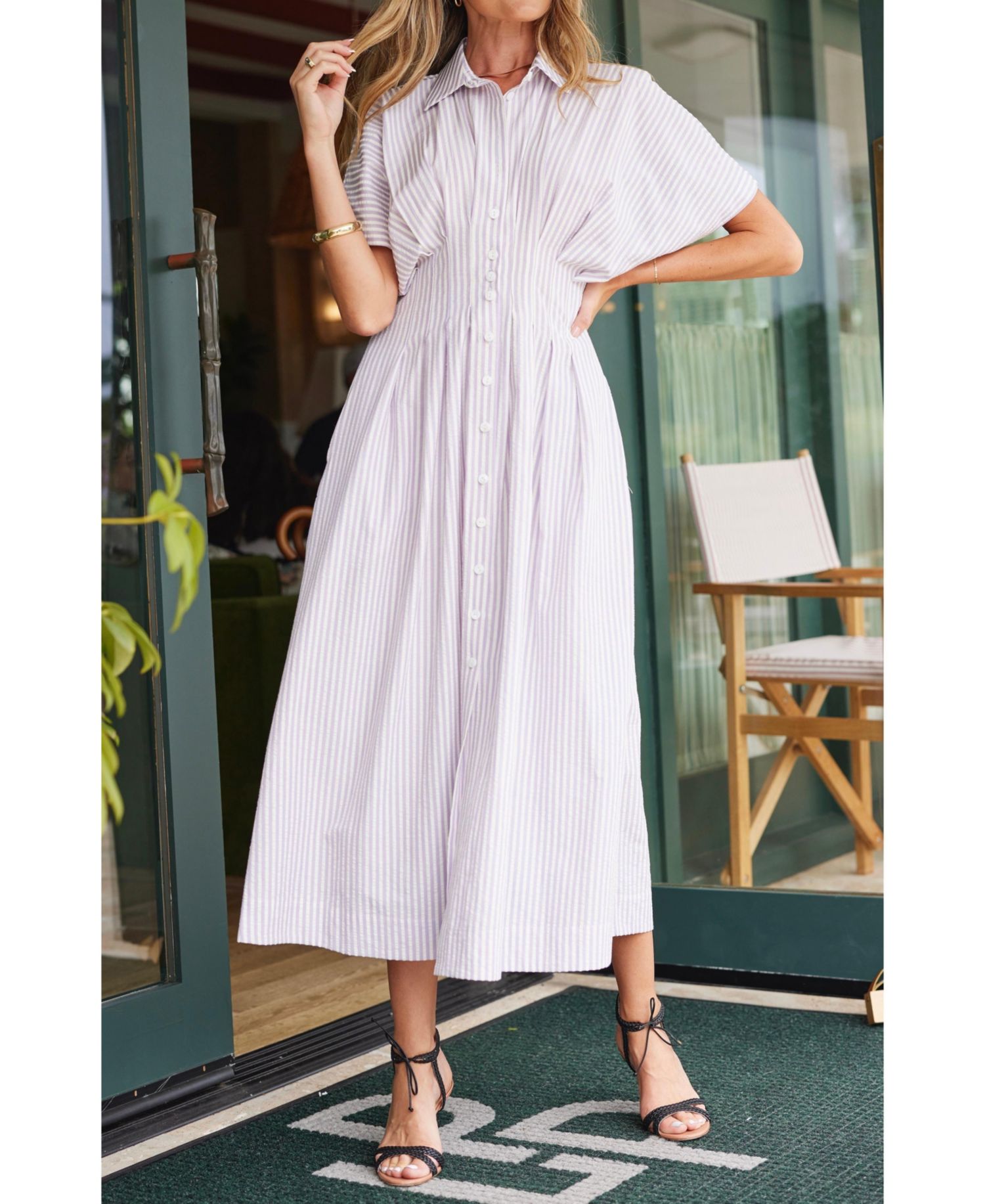 Women's Maude Waist Detail Shirtdress