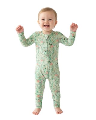 Baby Girls Sage Blossom Bamboo Sleeper