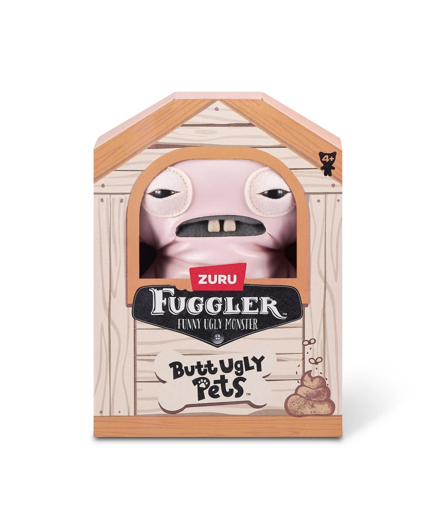 Детская мягкая игрушка Fuggler Uncladimir Tootin Hairless Rat 9" Plush — фото 2