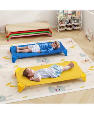 Portable Stackable Daycare Cots Sleeping Beds Set for Kids