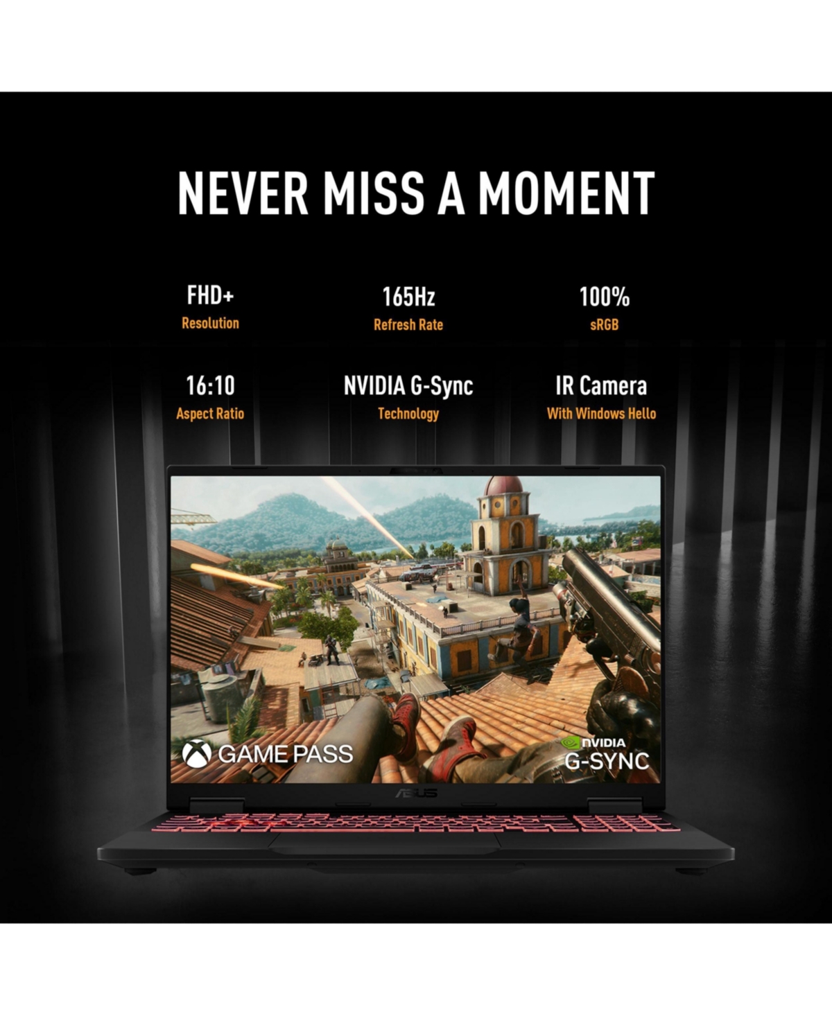 Asus Tuf A16 16" Traditional Laptop Amd Ryzen 7 16GB Ram Nvidia GeForce Rtx 5060 1TB Ssd Storage Windows 11 Pro 165Hz - Grey