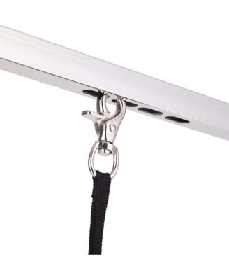 42 Folding Pet Grooming Table with Stainless Steel Frame and Adjustable Arm