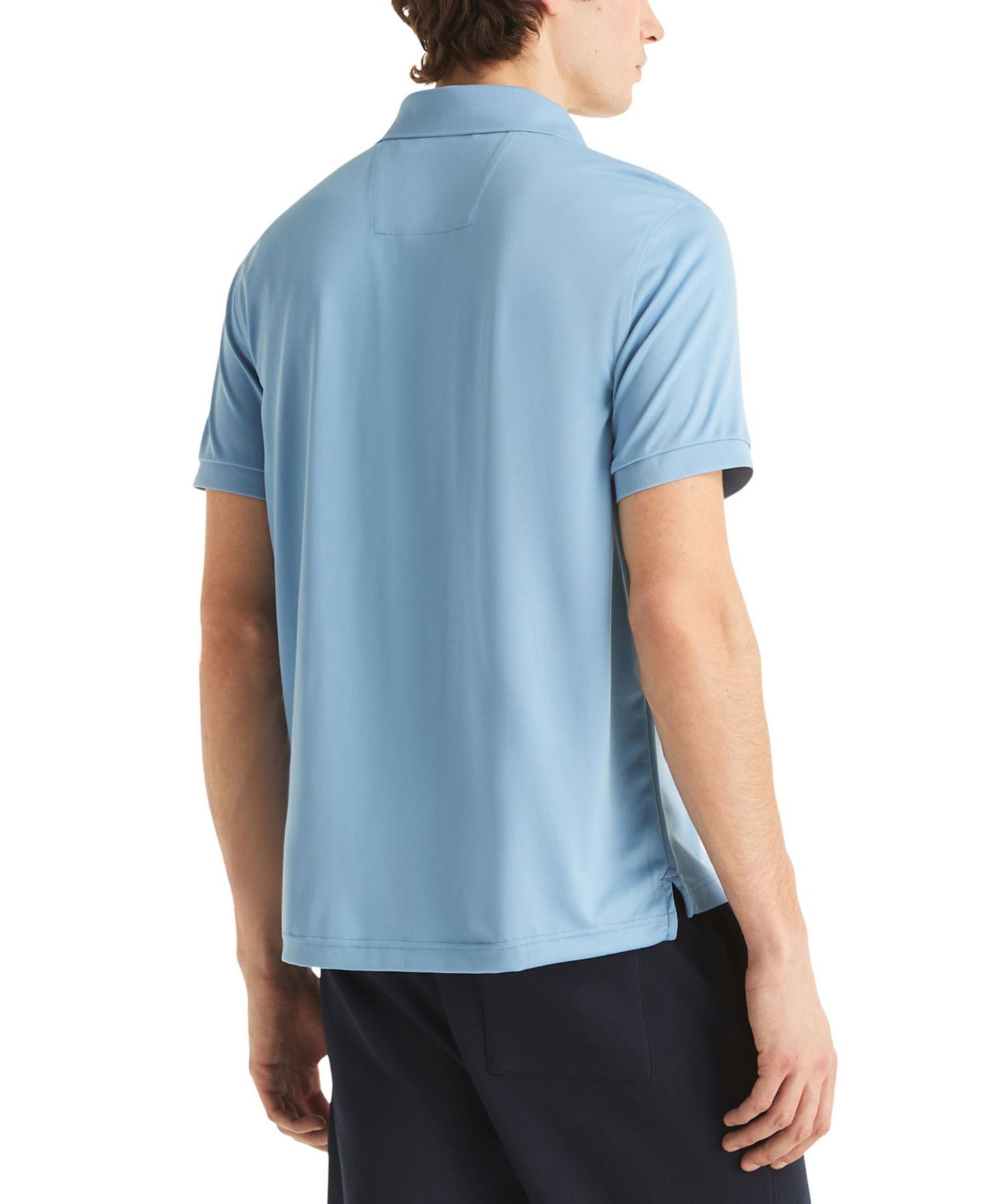 Мужское поло Nautica Classic-Fit Performance Jersey Polo Shirt, цвет: Allure — фото 2