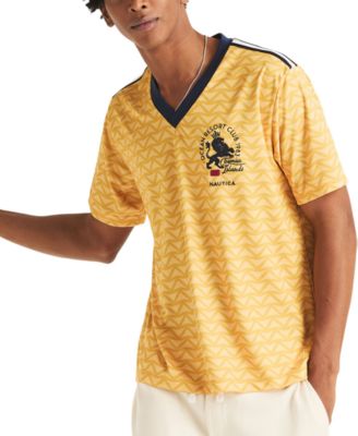 Men's Shadow Printed Soccer V-Neck Jersey