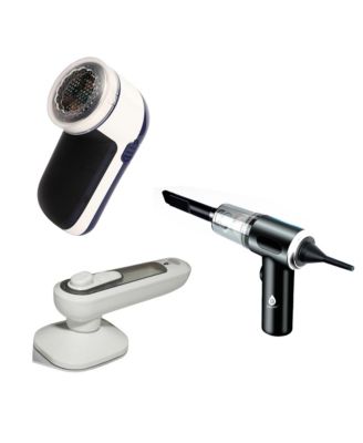 Home & Travel Essentials: 2-in-1 Mini Vacuum, Lint Remover & Portable Iron