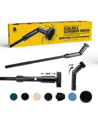 Ultimate Home Cleaning Bundle – Rechargeable Scalable Scrubber Brush  Automatic Toilet Bowl Cleaner Tablets