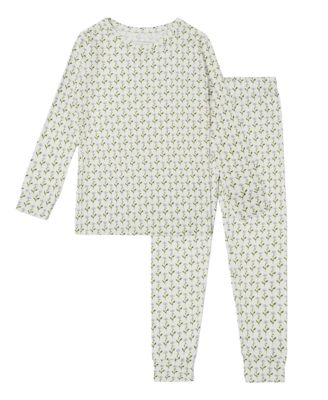 Girls' Lavender Lane Bamboo Kids Pajama Set