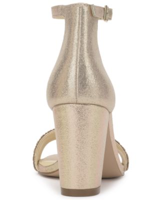 Women's Sahino Block Heel Rhinestone Dress Sandals