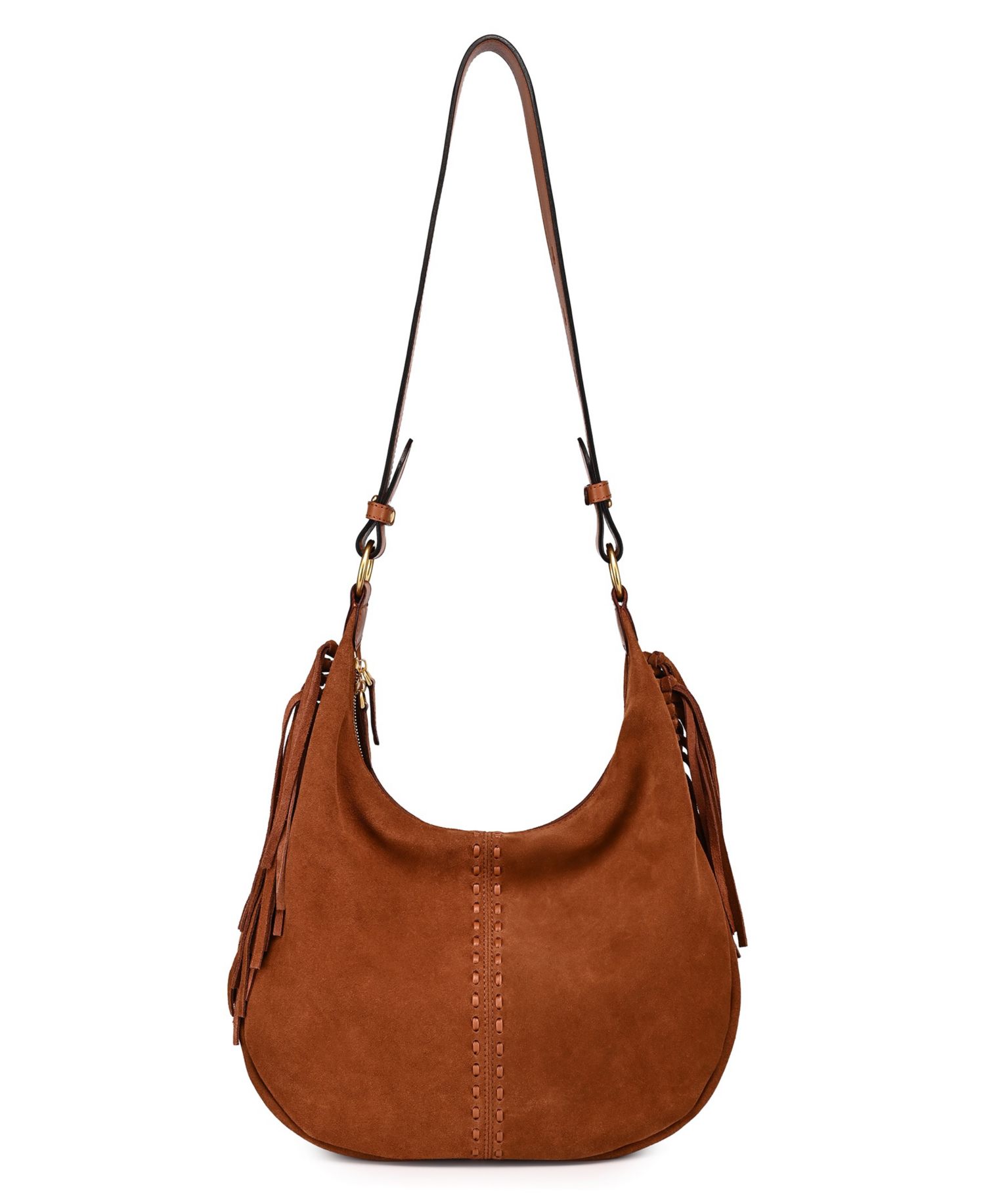 Hydrangea Large Leather Shoulder Handbag