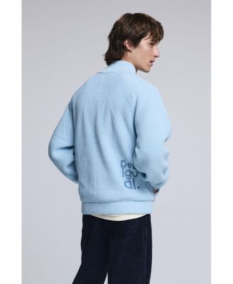 Men's Double zipper knit sweater