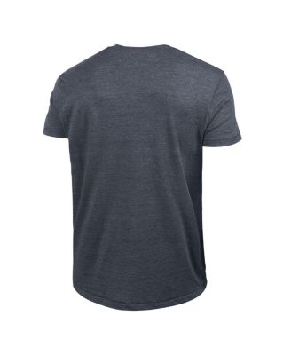 Men's Navy Detroit Tigers Cooperstown Logo Tri-Blend T-Shirt