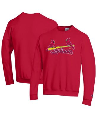 Men's Red St. Louis Cardinals Powerblend Wordmark Sweatshirt