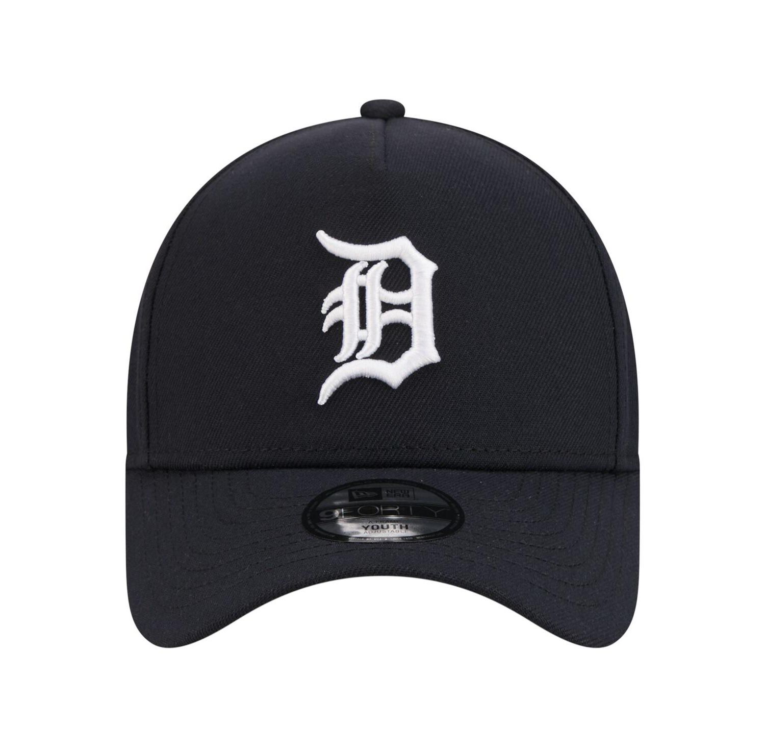 Big Boys and Girls Navy Detroit Tigers 9FORTY A-Frame Adjustable Hat
