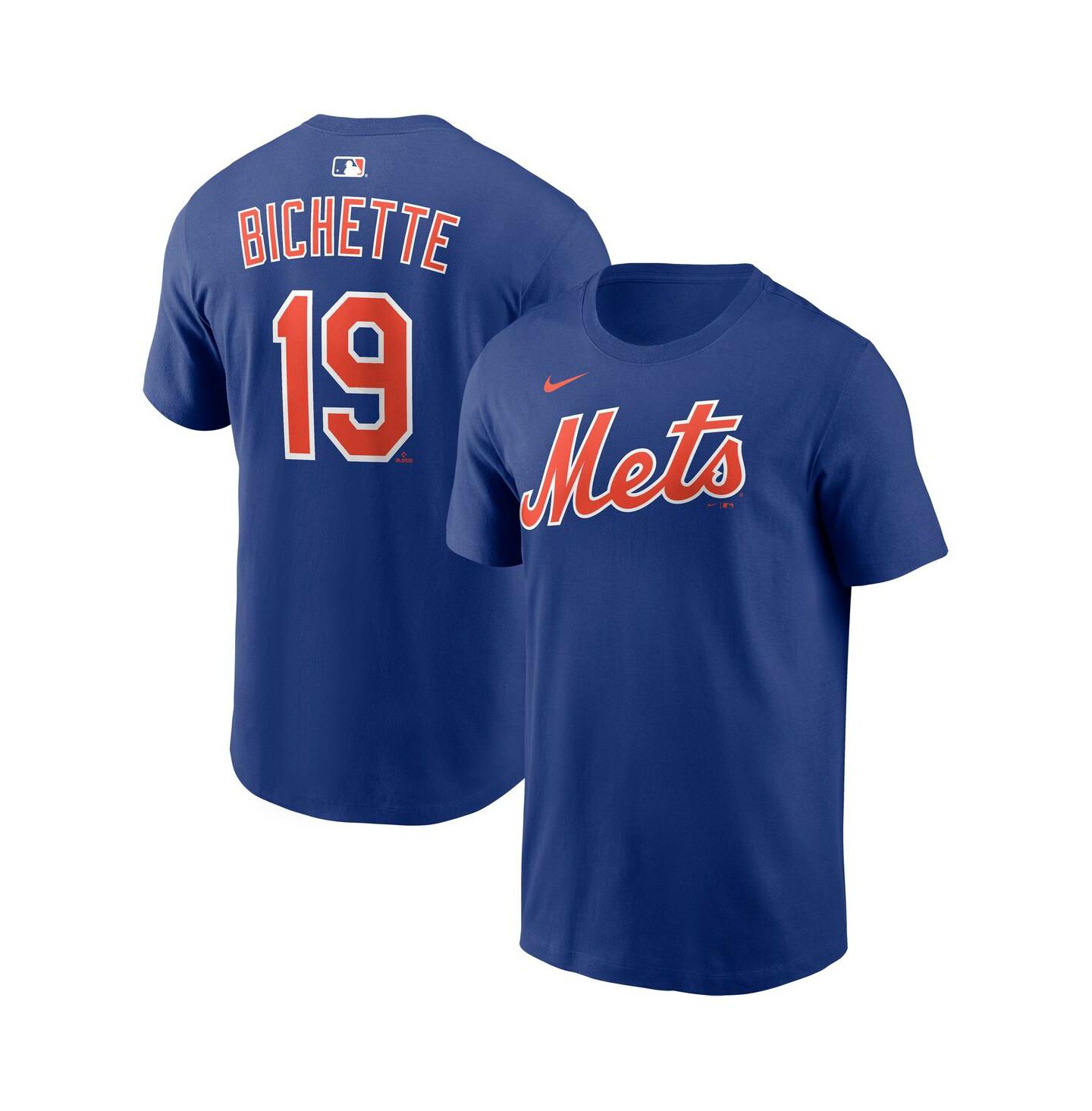 Мужская футболка Nike Bo Bichette Royal New York Mets Name & Number — фото 1