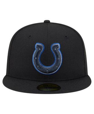Men's Black Indianapolis Colts Color Pop 59FIFTY Fitted Hat
