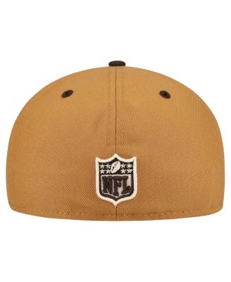 Men's Light Brown/Dark Brown Dallas Cowboys Two-Tone Walnut 59FIFTY Fitted Hat