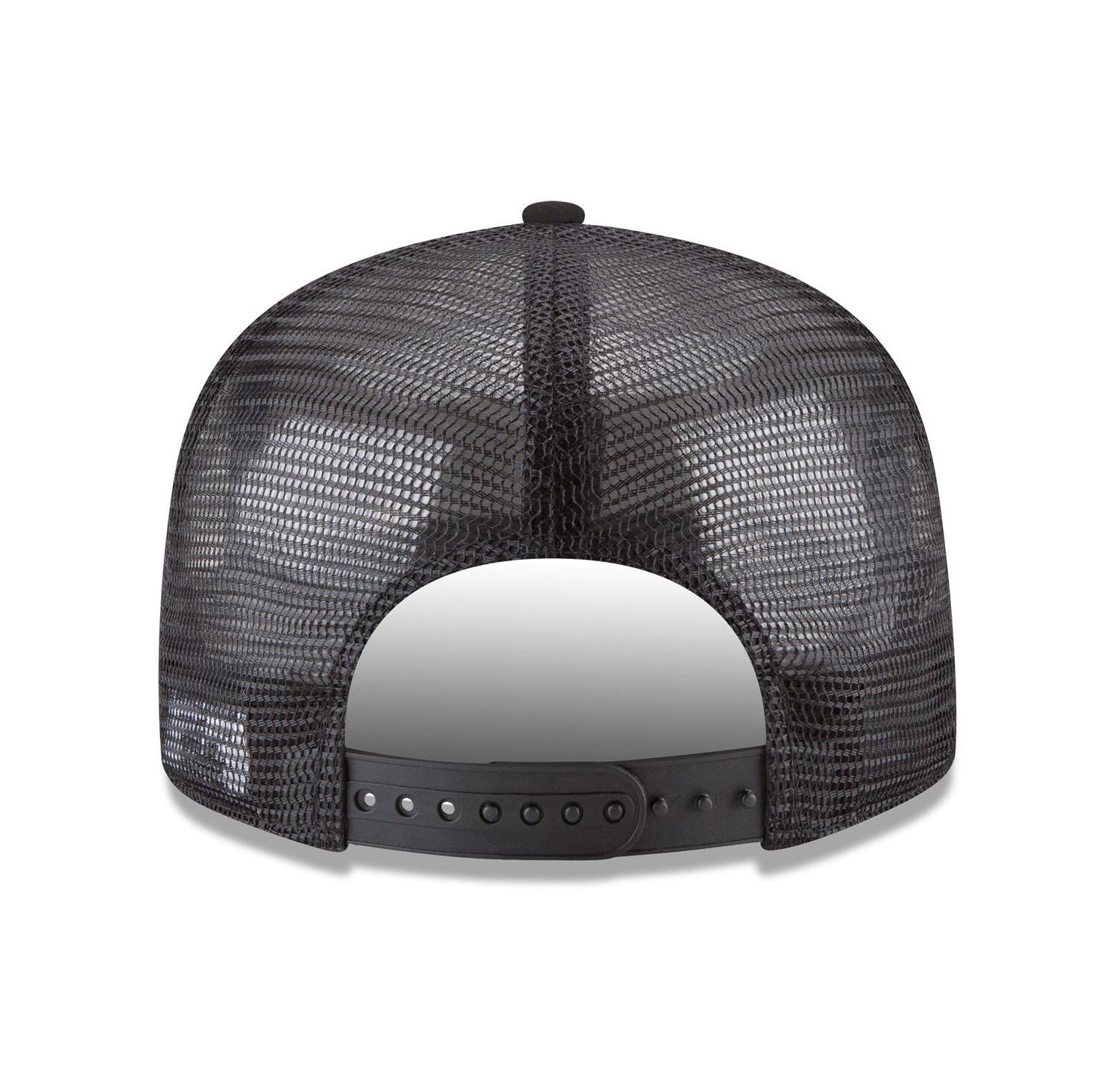 Men's Black Houston Rockets Core Logo Meshback 9FIFTY Snapback Hat