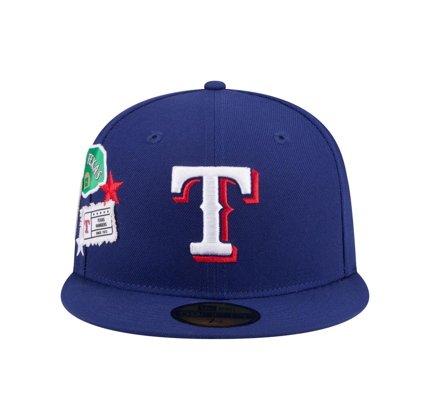 Men's Royal Texas Rangers City Patch 59FIFTY Fitted Hat