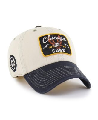 Men's Natural/Black Chicago Cubs Keepsake Collection Clean Up Adjustable Hat